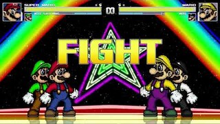 AN Mugen Request #2000: Super Mario & Melee Mario VS Mario & Mario