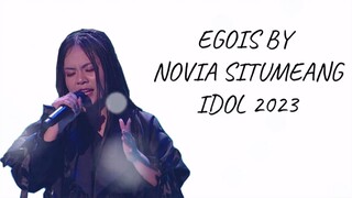 EGOIS BY NOVIA SITUMEANG || VERSI DANGDUT KEREN ABIS...