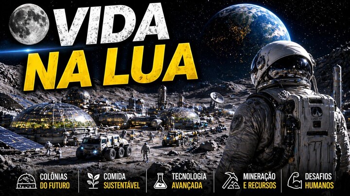 COMO SERIA A VIDA NA LUA