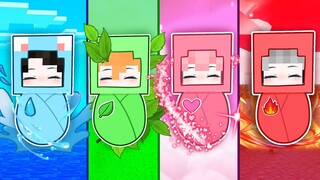 Mèo Simmy Nếu Các Em Bé Nguyên Tố Được Sinh Ra Em Bé Lửa, Nước, Cây, Tình Yêu