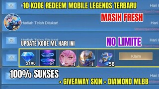 BURUAN! 10 KODE REDEEM ML TERBARU KODE REDEEM MOBILE LEGENDS HARI INI UPDATE MARET 2024