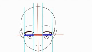 [Tutorial Menggambar Wajah] Cara menggambar profil wajah dengan cara paling sederhana~ Langkah perta