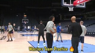 Warriors Team Practice Ready For Game 2 🔥