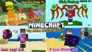 Top 4 Addon Mới Cực Hữu Ích Và Thú Vị Không Thể Bỏ Qua! Cho Minecraft Pe 1.1.6.200 | KIDING MC