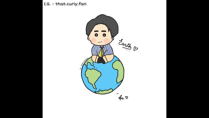 Speed doodling | Fan art | Earth Pirapat |