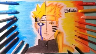 Menggambar naruto boruto | speed drawing naruto boruto