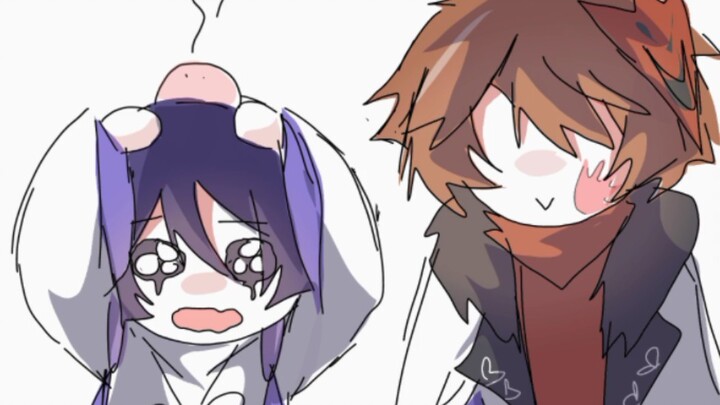 "That soldier is so fierce, unlike you, who is so obedient and cute~"