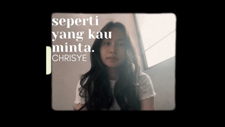 Seperti Yang Kau Minta - Chrisye | Cover by Satine Zaneta