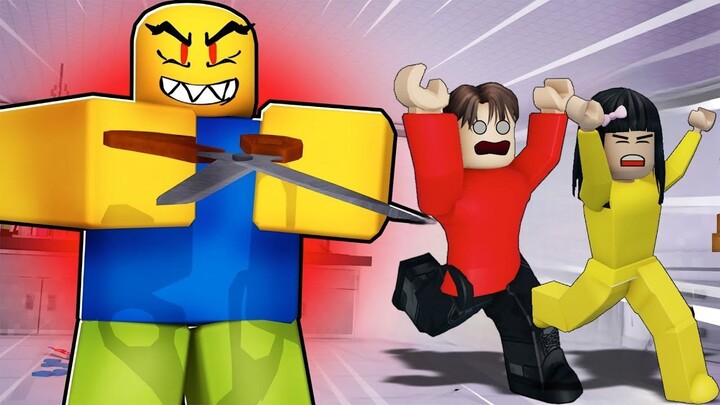 Yuta, Mio Dan Baby Celine Dikejar Noob Aneh  ROBLOX