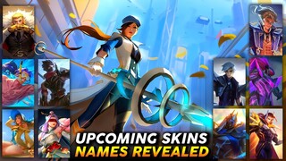 SKIN NAMES REVEALED | PHARSA PEONY BLOOM | LUO YI SIREN PRIESTESS | ALDOUS COLLECTOR | MOBILE LEGEND