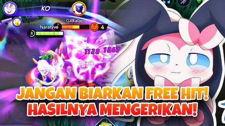 JANGAN BIARKAN SYLVEON FREE HIT! HASILNYA MENGERIKAN! - Pokemon Unite Moments