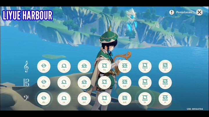 "LIYUE HARBOUR" Theme [Windsong Lyre] - Genshin Impact (Indonesia)