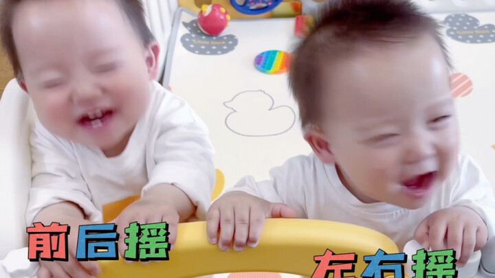 The twin cubs faced an electric fan for the first time, and they went crazy!