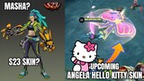 Angela Hello Kitty Skin Short Gameplay Skill 1 Only | S23 Skin Masha? | New Update | MLBB