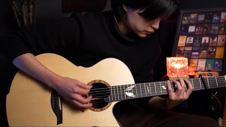 【Guitar Fingerstyle】YOASOBI The Buried Flyllian OP "The Brave"