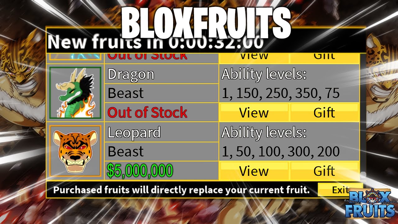 ALL NEW *FREE LEOPARD FRUIT* CODES in BLOX FRUITS CODES! (Blox Fruits  Codes) ROBLOX 