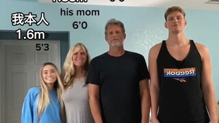 Seorang gadis dengan tinggi badan 160 cm menemukan pacar yang tinggi badannya 206 cm. Saat ia sedang