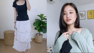 Trending Fashion| Phối đồ với chân váy dài 3