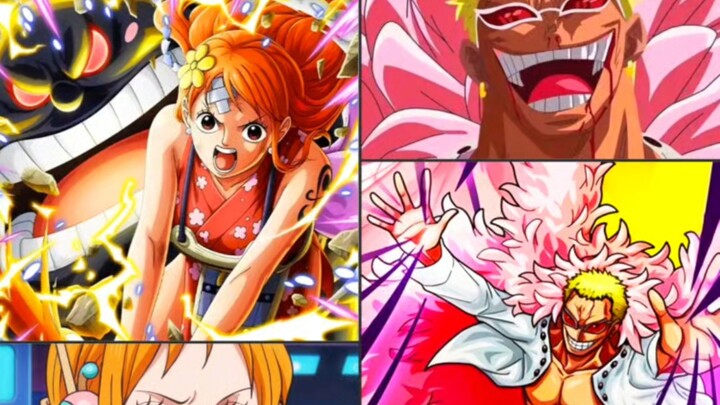 Dalam One Piece, apakah Nami saat ini mampu mengalahkan Doflamingo?