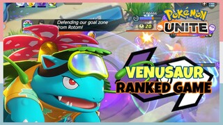 Surrender To Beach Style Venusaur *Close Game* - Ranked Game In Pokemon Unite #13 | Nintendo Switch