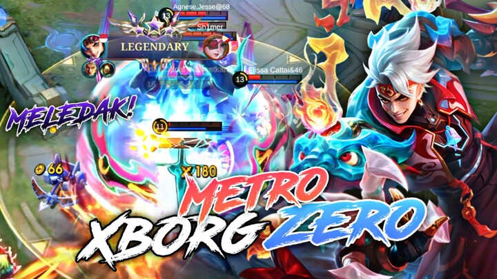 SKIN TERBAIK XBORG SIH INI❕❗ EFEKNYA TERLALU BAGUS CUY🔥- METRO ZERO SKIN HIGHLIGHT