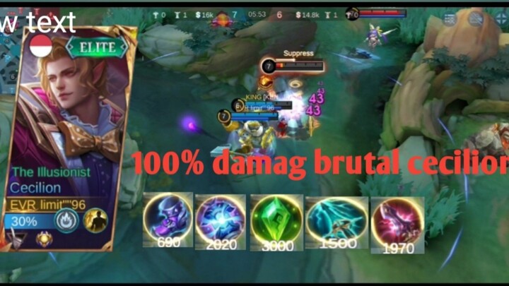 Ceci hero paling enak di late game auto ilang sekali sentuh