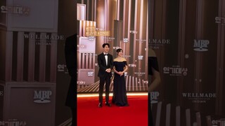 [2023년 12월 30일 토요일 장소 상암동  MBC] 2023 MBC 연기대상 레드카펫 포토월 연인 김무준 전혜원 #shorts