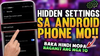 4 HIDDEN FEATURES Ng Android Phone Mo Na Hindi Mo Pa Alam