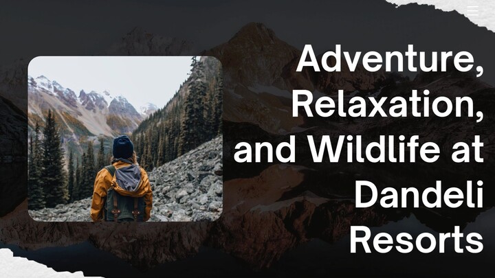 Adventure, Relaxation, and Wildlife at Dandeli Resorts