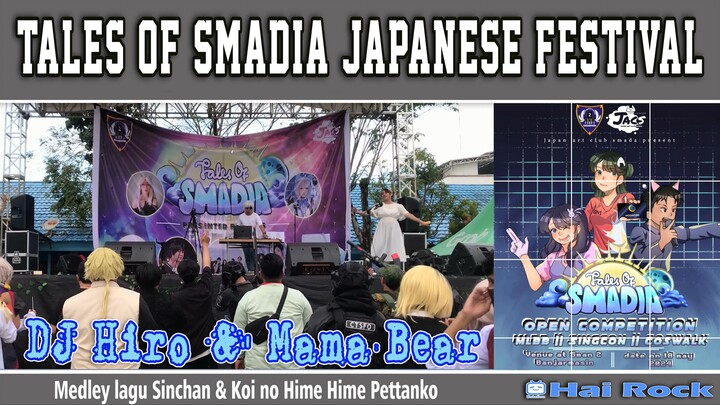 DJ Hiro & Mama Bear membawakan lagu medley Sinchan & Koi No Hime Hime Pettanko
