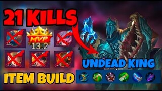 FORMER TOP 1 HANZO GLOBAL GAMEPLAY 21 KILLS UNDEAD KING MOBILE LEGENDS