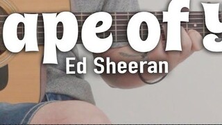 [Guitar Flip] Lembaran musik ini sangat cocok untuk pemula, versi sederhana dari Shape of You ada di