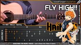 Haikyuu!! Opening - FLY HIGH!! - Fingerstyle Guitar Cover (TAB Tutorial)