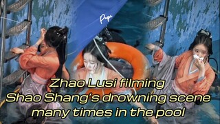 [NEW] Zhao Lusi filmed this scene many times in the pool