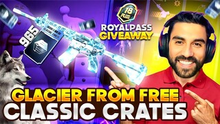 New Arctic Wolf Companion Crate Opening | M416 Glacier From Free Classic Crates | 🔥 PUBG MOBILE 🔥