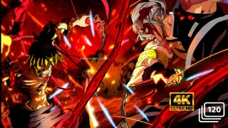 【𝟒𝐊 𝟏𝟐𝟎 𝐅𝐏𝐒】Tanjiro & Tengen vs Gyutaro Final Fight Episode 10 | Demon Slayer S2