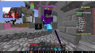 AWESOME COMEBACK IN MINECRAFT BED WARS (CLOSEST FIGHT EVER) Invisibility Potion + Ender Pearl