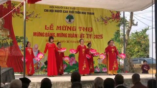 múa con về mừng thọ mẹ cha