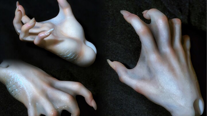 【BJD tự làm/Tạo hình】Đôi khi, vẽ quá chân thực khiến tôi cảm thấy mình thật tàn nhẫn…