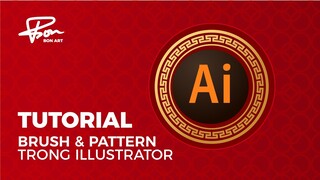 Tuttorial illustrator [ hướng dẫn tạo Brush và pattern trong AI ] | BonART