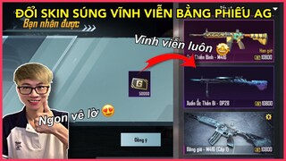 CÁCH ĐỔI SKIN SÚNG VĨNH VIỄN VÀ KIẾM PHIẾU AG DỄ DÀNG PHIÊN BẢN 1.8.0 || PUBG MOBILE