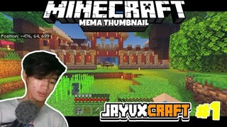 ANG SIMULA NG ADVENTURE! | Jayveexcraft (Filipino Minecraft SMP) #1