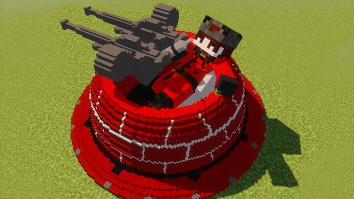 Ketika kamu mencoba mereplikasi Red Alert 3 menggunakan Minecraft