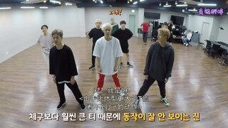 [LY首尔花絮]I'm fine练习室~认真的防弹儿~~