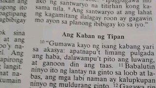 Pang Araw Araw na Talata.           Exodus 25:10-16