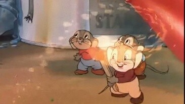 In order to get endless cheese, the mice built a spaceship overnight and headed to