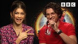 Tom Holland and Zendaya answer TRICKY Spidey Questions! 🕸 BBC