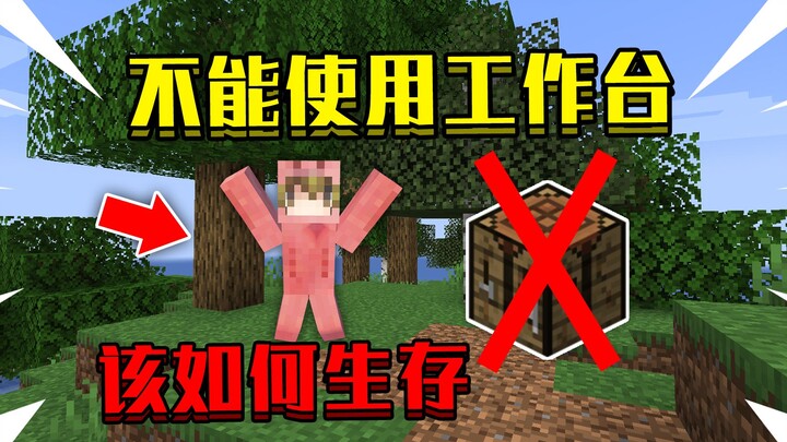 Khi trong Minecraft không thể dùng bàn chế tạo! Không thể chế tạo được, thì làm sao để sinh tồn đây!