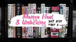 July 2021 | Manga haul & unboxing Part 2 | Fully Booked Midyear Sale, Tankobonbon packages