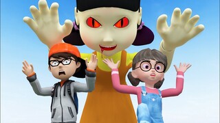 Squid Game (오징어 게임) vs Scary Teacher 3D Miss T Ice Scream Nick Meet Evil Doll Ep.02